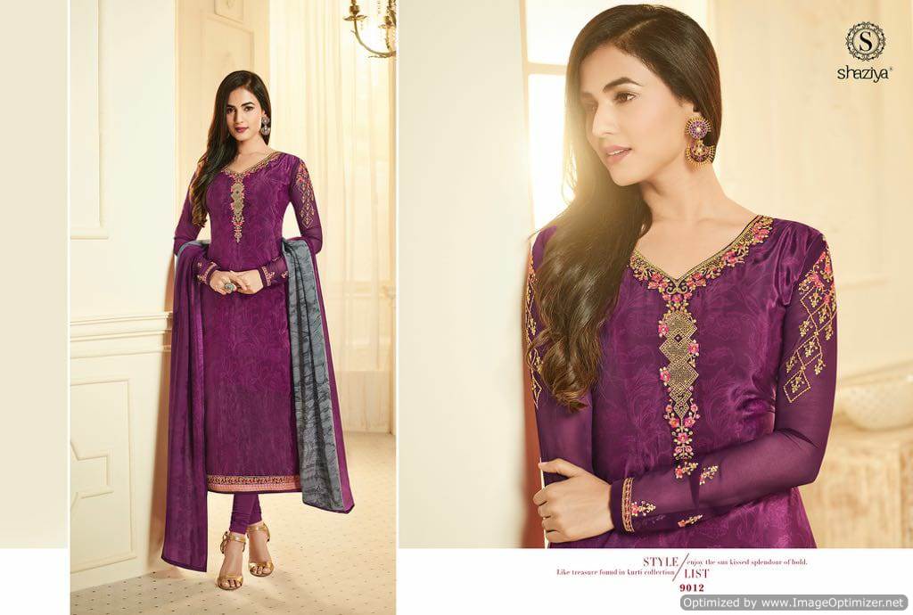 Saziya Garden Crape 98 Heavy Crape Designer Salwar Suits